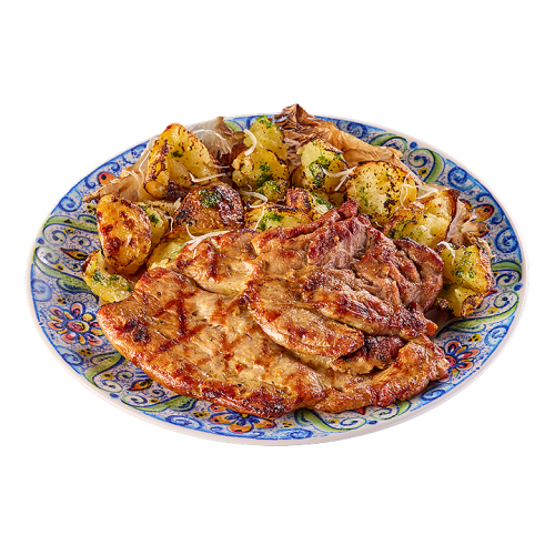 ПУЕШКИ СТЕК НА BBQ С ПЕЧЕНИ КАРТОФИ