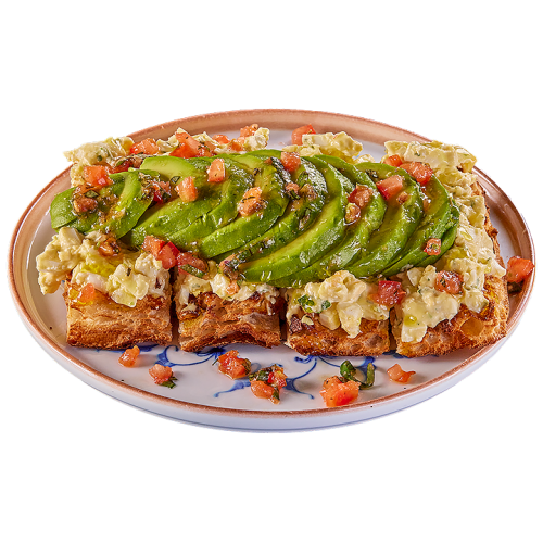 ХРУПКАВА БРУСКЕТА С ЯЙЦА И АВОКАДО