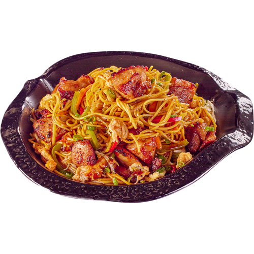 ЯЙЧНИ НУДЛИ С ПИЛЕ И ЗЕЛЕНЧУЦИ